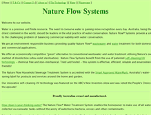 Tablet Screenshot of natureflow.com.au